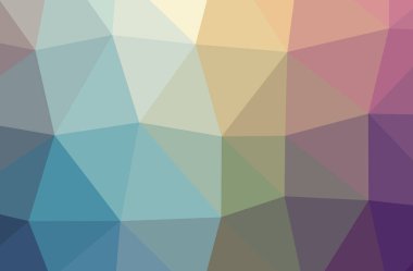 Mavi düşük poli resmi güzel çok renkli arka plan