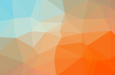 Turuncu poligonal zarif çok renkli arka plan resmi