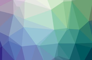 Mavi poligon zarif çok renkli arka plan resmi