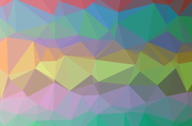 Mavi düşük poli güzel çok renkli arka plan resmi