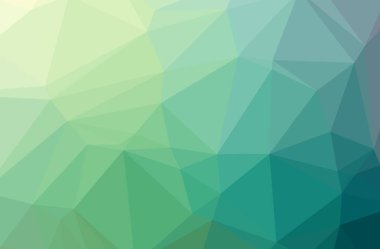 Yeşil poligon zarif çok renkli arka plan resmi