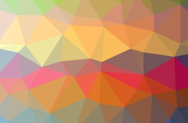 Turuncu düşük poli resmi güzel çok renkli arka plan