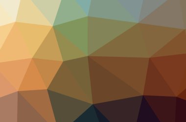 Turuncu poligonal modern çok renkli arka plan resmi