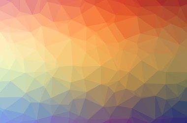 Turuncu poligon resmi güzel çok renkli arka plan