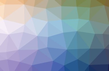 Güzel mavi düşük poli arka plan resmi