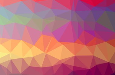 Güzel kırmızı düşük poli arka plan resmi