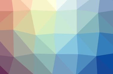 Mavi soyut Çokgen güzel çok renkli arka plan resmi