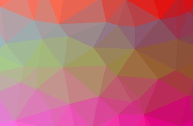 Kırmızı kenarlı zarif çok renkli arka plan resmi