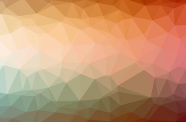 Turuncu poligonal güzel çok renkli arka plan resmi