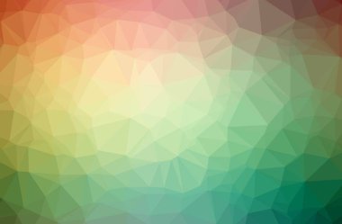 Soyut düşük poli yeşil yatay arka plan resmi