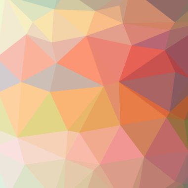 Soyut düşük poli turuncu kare arka plan resmi