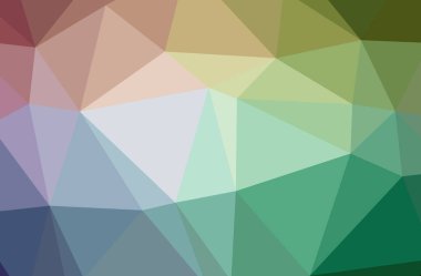 Güzel yeşil düşük poli arka plan resmi