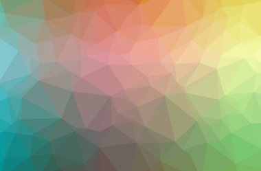 Mavi poligonal zarif çok renkli arka plan resmi