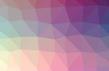 Pembe poligonal güzel çok renkli arka plan resmi