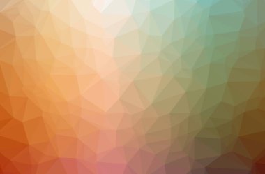 Turuncu poligonal güzel çok renkli arka plan resmi