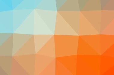 Turuncu poligon zarif çok renkli arka plan resmi