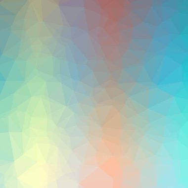 Soyut düşük poli mavi kare arka plan resmi