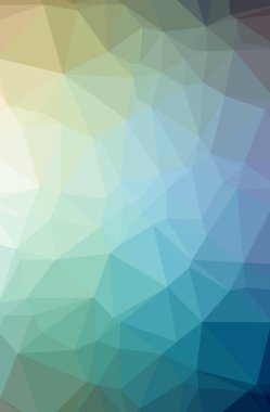 Güzel mavi düşük poli arka plan resmi