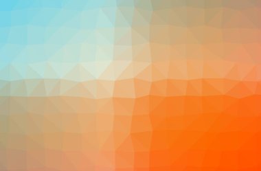Turuncu poligonal güzel çok renkli arka plan resmi