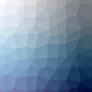 Güzel mavi düşük poli arka plan resmi