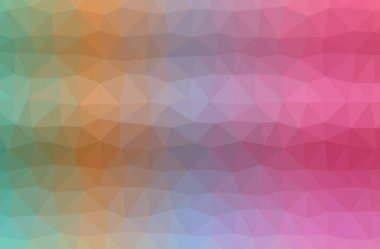 Kırmızı soyut düşük poli resmi güzel çok renkli arka plan