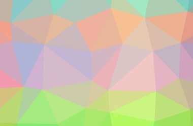 Yeşil poligonal güzel çok renkli arka plan resmi