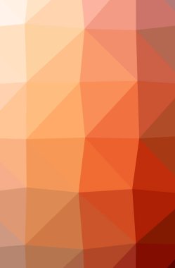Güzel turuncu düşük poli arka plan resmi
