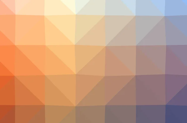 Ilustrace Oranžové Abstraktní Nízké Poly Elegantní Barevné Pozadí — Stock fotografie