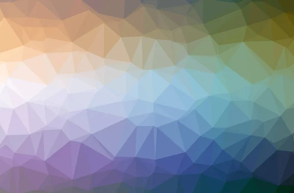 Illustration of blue polygonal nice multicolor background