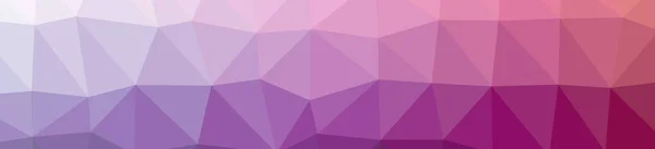 Illustration of abstract low poly pink banner background