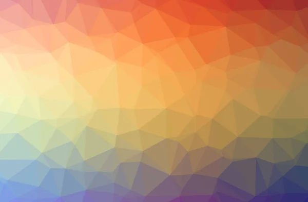 Illustration Orange Poligon Beautiful Multicolor Background — Stock Photo, Image