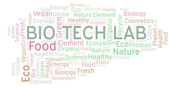 Bio Tech Lab word cloud. Wordcloud made with text only.