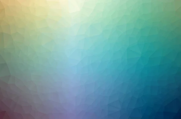 Illustration Blue Polygonal Nice Multicolor Background — Stock Photo, Image