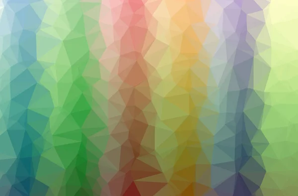 Illustration Green Abstract Polygonal Beautiful Multicolor Background — Stock Photo, Image