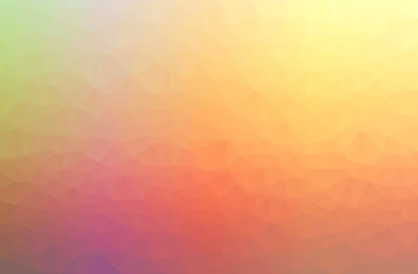 Ilustração Poligono Laranja Elegante Fundo Multicolorido — Fotografia de Stock