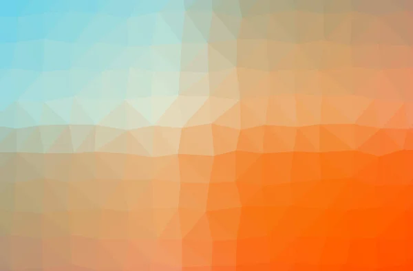Illustratie Van Oranje Abstracte Veelhoekige Prachtige Veelkleurige Achtergrond — Stockfoto