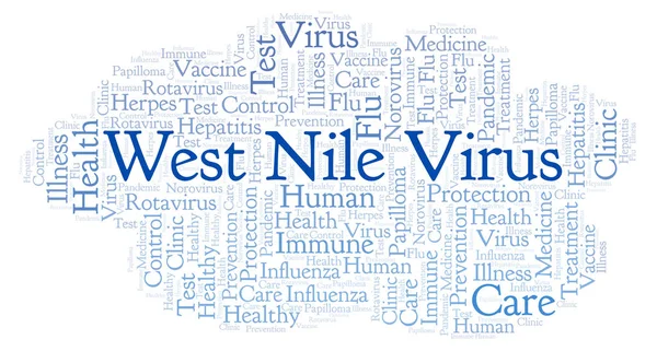 West Nile Virus word cloud, made with text only — Stock Image West Nile Virus Word Cloud Made Text Only Royalty Free Stock Images