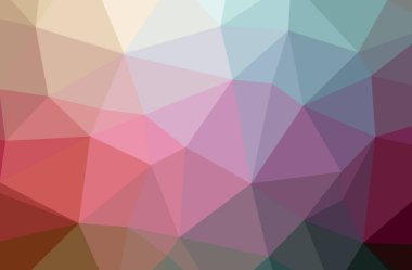 Soyut düşük poli kırmızı yatay arka plan resmi