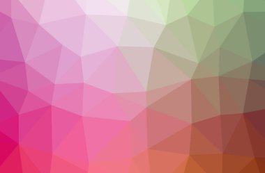 Soyut düşük poli pembe yatay arka plan resmi