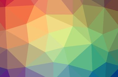 Turuncu soyut düşük poli güzel çok renkli arka plan resmi