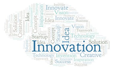 Yalnızca metin ile yapılan yenilik kelime bulutu