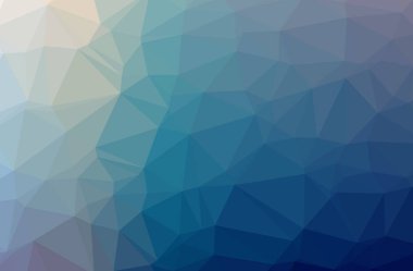 Mavi poligon güzel çok renkli arka plan resmi