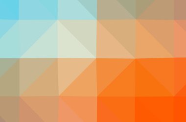 Turuncu poligonal güzel çok renkli arka plan resmi