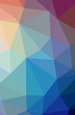 Soyut düşük poli mavi dikey arka plan resmi