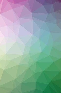 Güzel yeşil düşük poli arka plan resmi