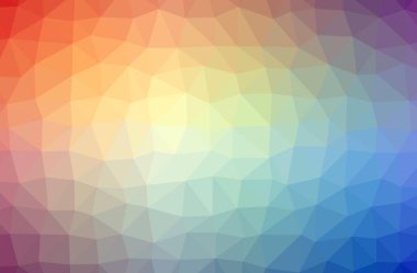 Mavi poligon zarif çok renkli arka plan resmi