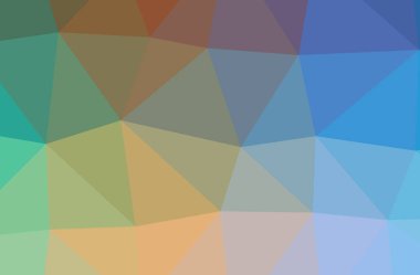 Güzel mavi düşük poli arka plan resmi