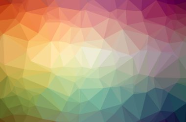 Turuncu soyut Çokgen zarif çok renkli arka plan resmi