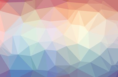 Mavi poligon resmi güzel çok renkli arka plan