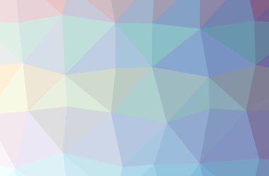 Mavi poligonal güzel çok renkli arka plan resmi